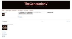Desktop Screenshot of events.thegenerationv.com